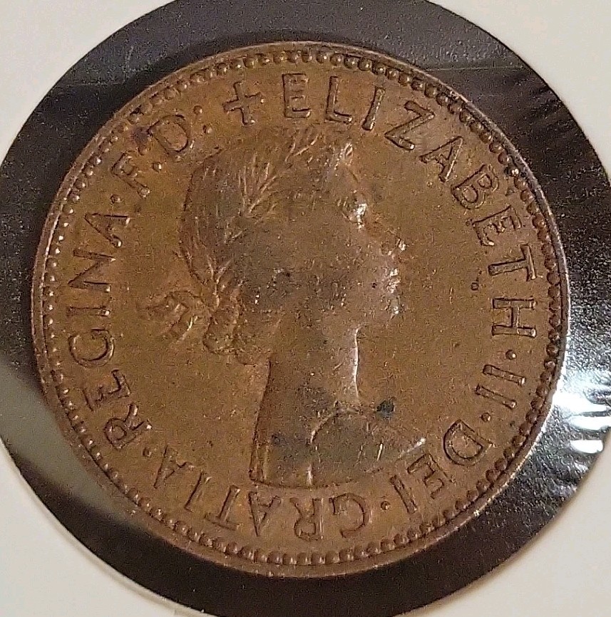 1959 Great Britain Half Penny