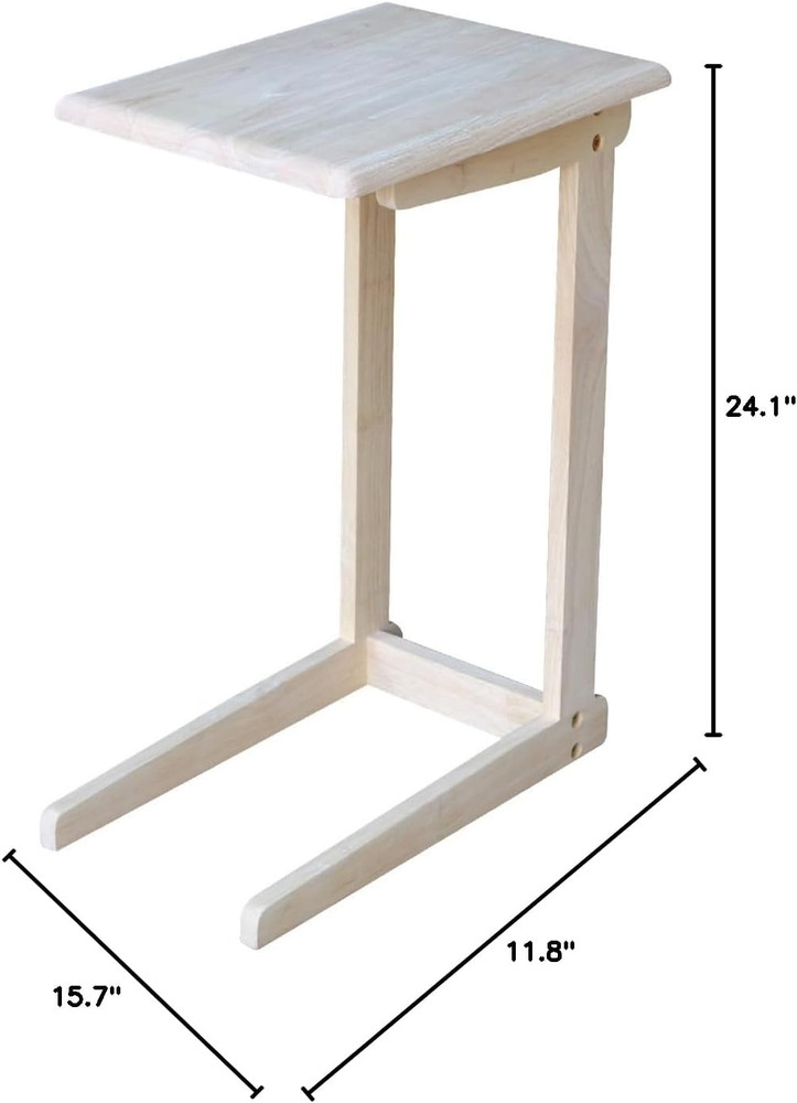 International Concepts Sofa Server Table, Unfinished