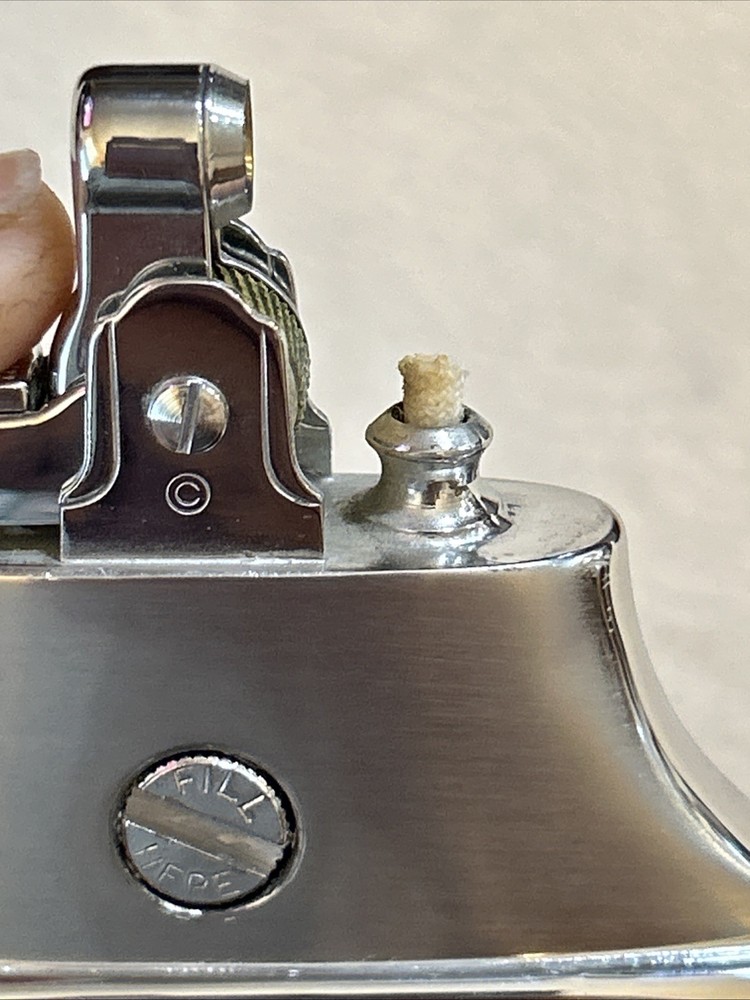 Vintage Ronson Mastercase Cigarette Case Lighter Unfired Unused