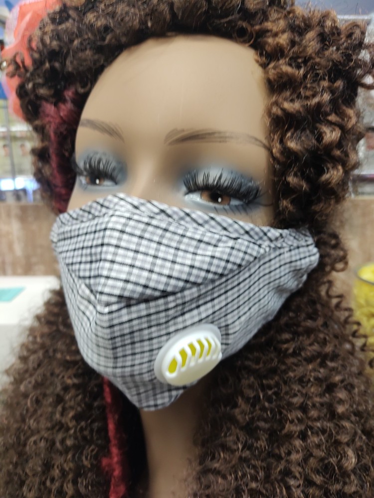 Reusable Face Mask Polyester W/Filter Free S&H!