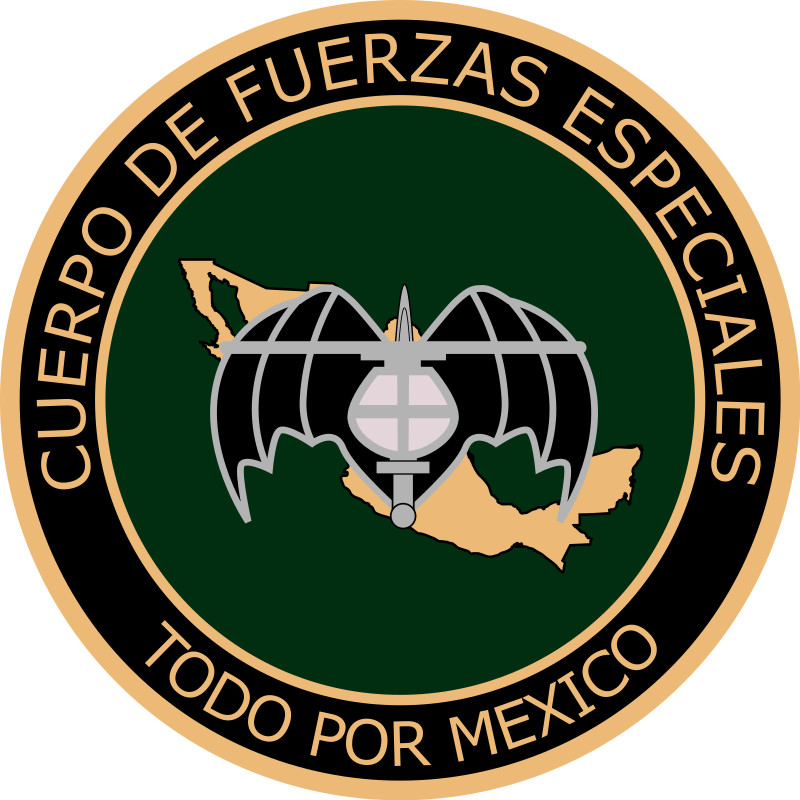 Mexican Special Forces 4" Decal