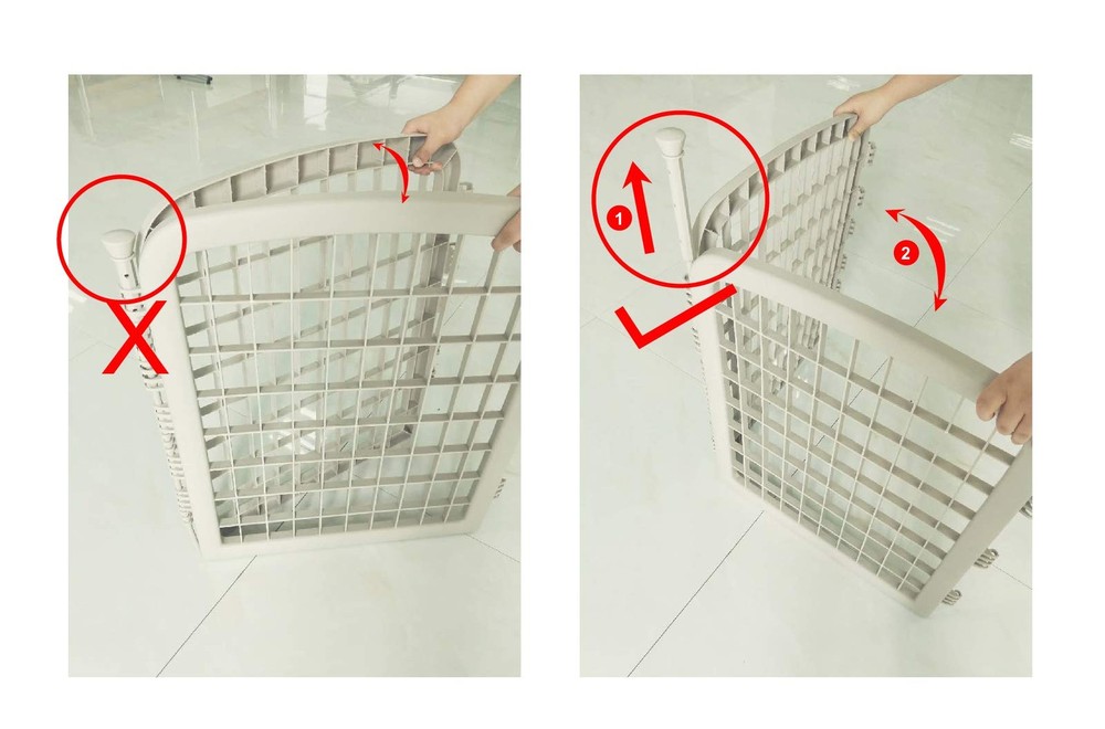 Amazon Basics 8-Panel Octagonal Plastic Pet Pen Fence Enclosure With Gate - 34 i