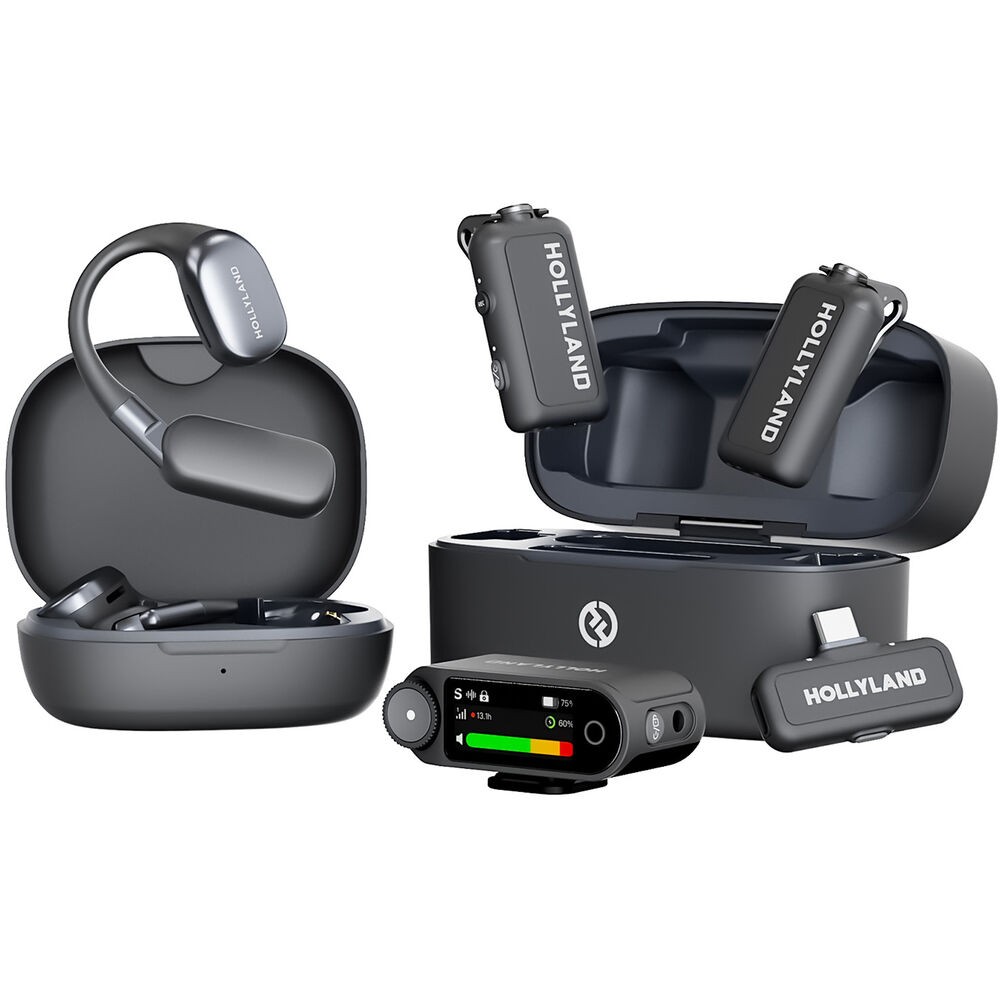 Hollyland LARK MAX 2 Ultimate Combo Dual Wireless Microphone Bundle