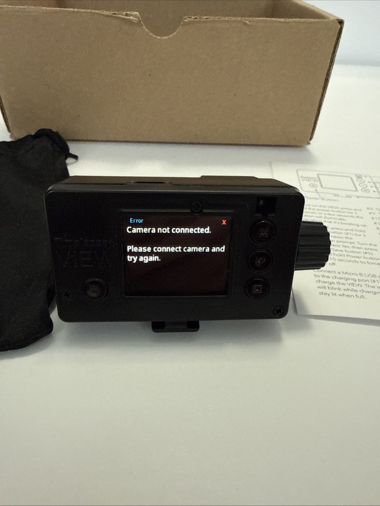 Timelapse VIEW Intervalometer Canon Sony Turns On