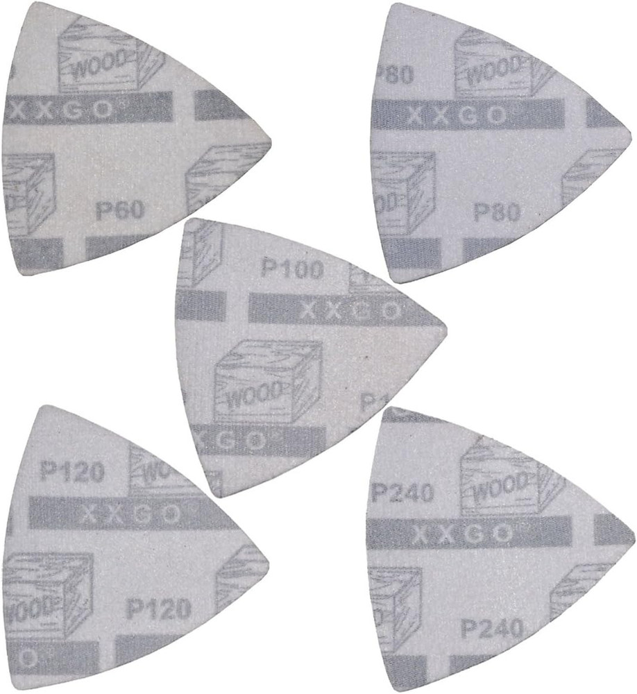 Oscillating Multi Tool Sanding Kit - 105 Pcs Including Triangle & Finger Sanding