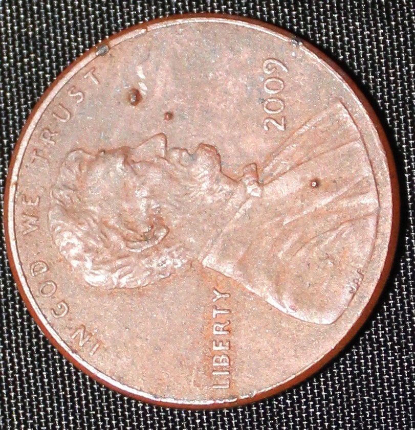 2009 Lincoln Bicentennial Cent Bumps-Rim Error*LOOK*