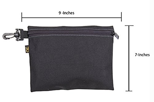 CLC 1100 Multi-Purpose Clip-on Zippered Poly Bags, 3 Pack