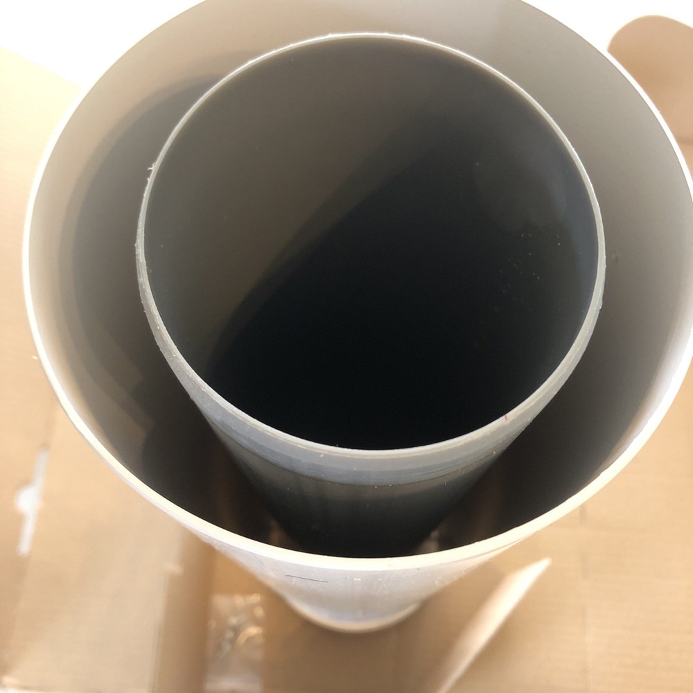 ubbink/Rinnai 224079PP Condensing Vent 19.5-in Pipe Extension, White