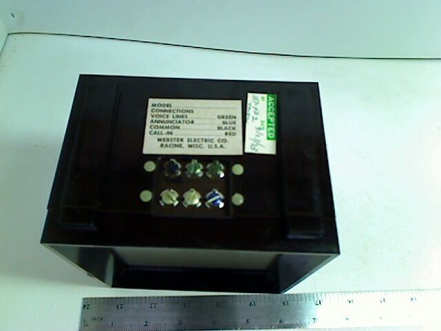 WEBSTER ELECTRIC SPEAKER MICROPHONE 5G45B