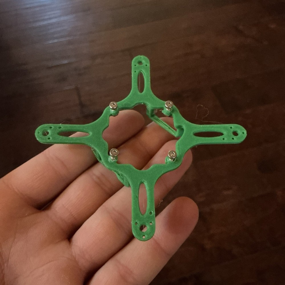 Tiny Whoop Guard-less X-Frame (Reinforced Material) Ultra Durable Drone Frame