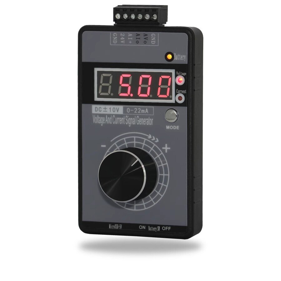 Handheld High Precision Voltage 0-5V10V+Current 0-4-20mA Signal Generator Source