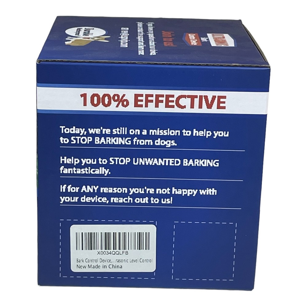 Ultrasonic Bark Control Device Durable Waterproof 50 Foot