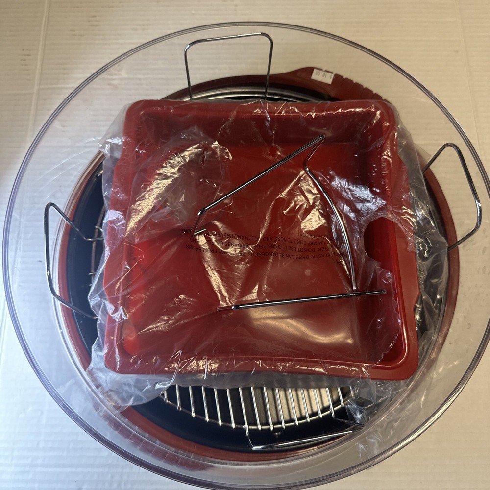 NuWave Pro Infrared Oven 20337 Red Hearthware Tested and Working
