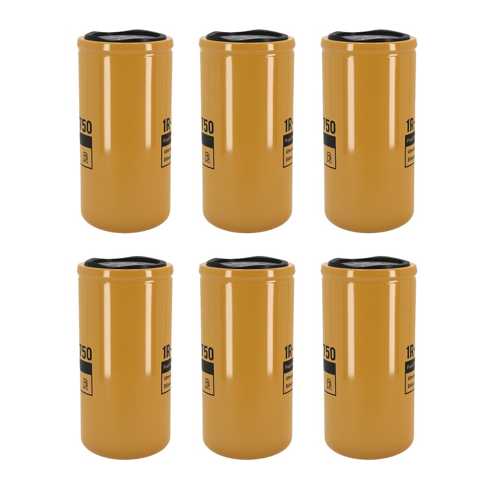 Diesel Filter Pack for CAT 3304 3306 1R-0750 Direct Replacement 6PC