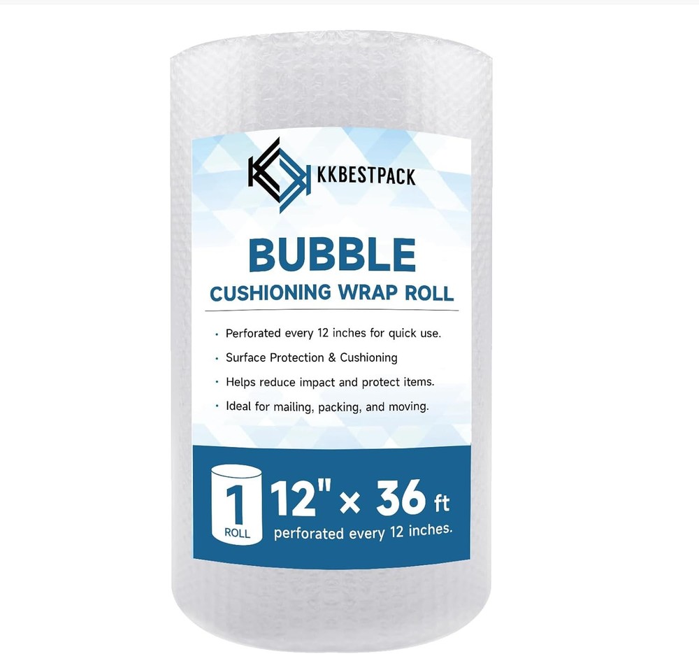 Bubble Cushing Wrap 12 inch x - Lar Plastic Paing Roll for Moving