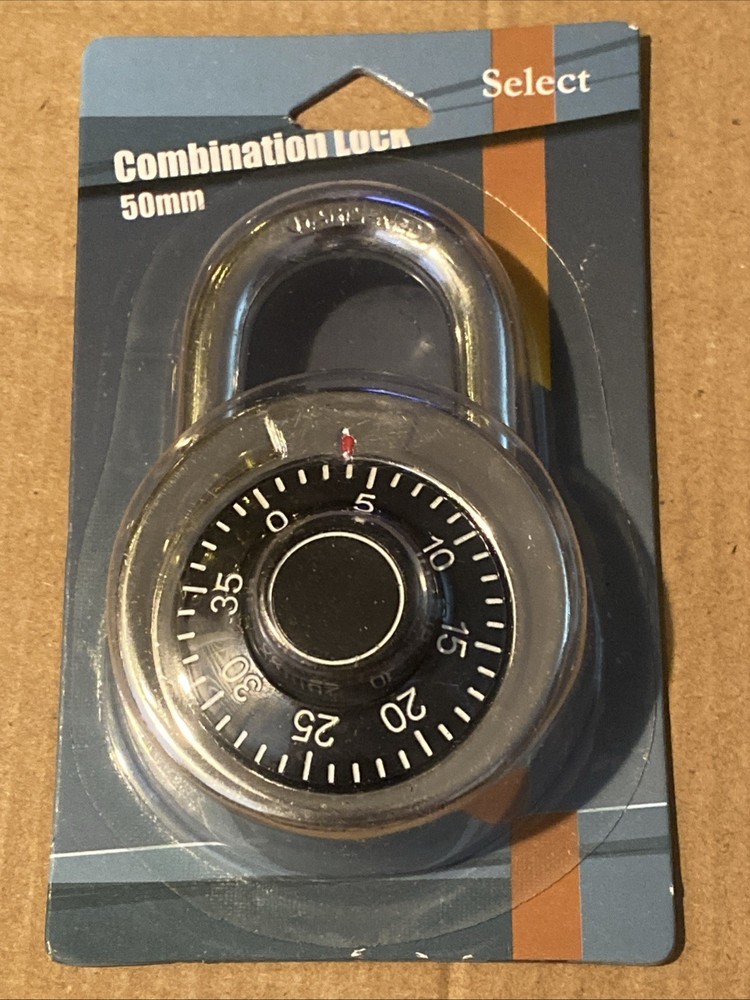 12 Select Combination Locks 50mm New In Box