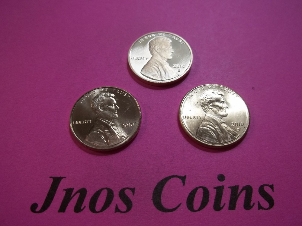2010  S, P, D Proof Gem Lincoln Shield Set