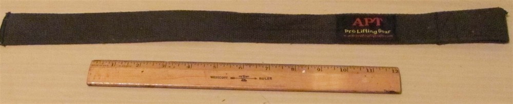1-APT Heavy Duty Lifting Strap-Black (21 Inch)