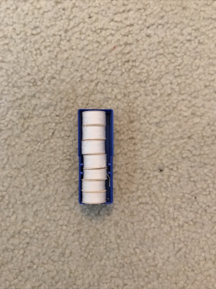 Vtg Atco white thread bobbins S2, A & L