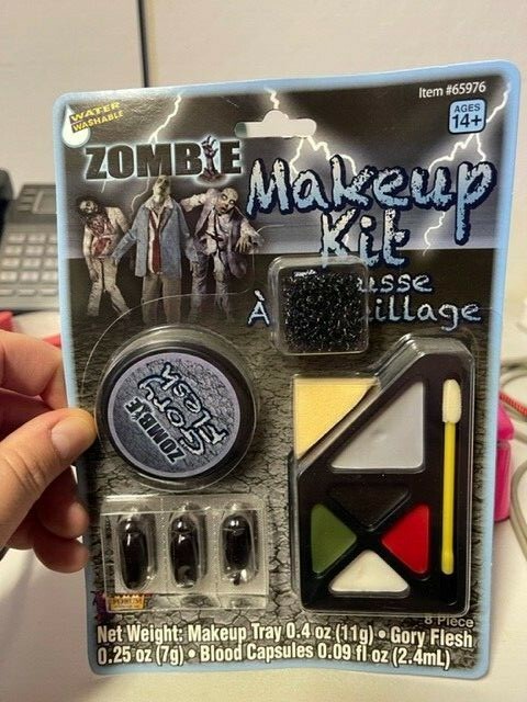 Zombie Costume Make Up Kit New!!!