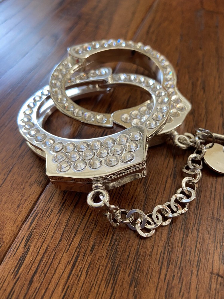 Rhinestone Decor Handcuffs From Neiman Marcus