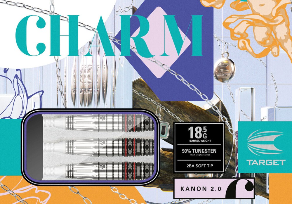 Target Charm Series Kanon Gen 2 20g Soft Tip Darts
