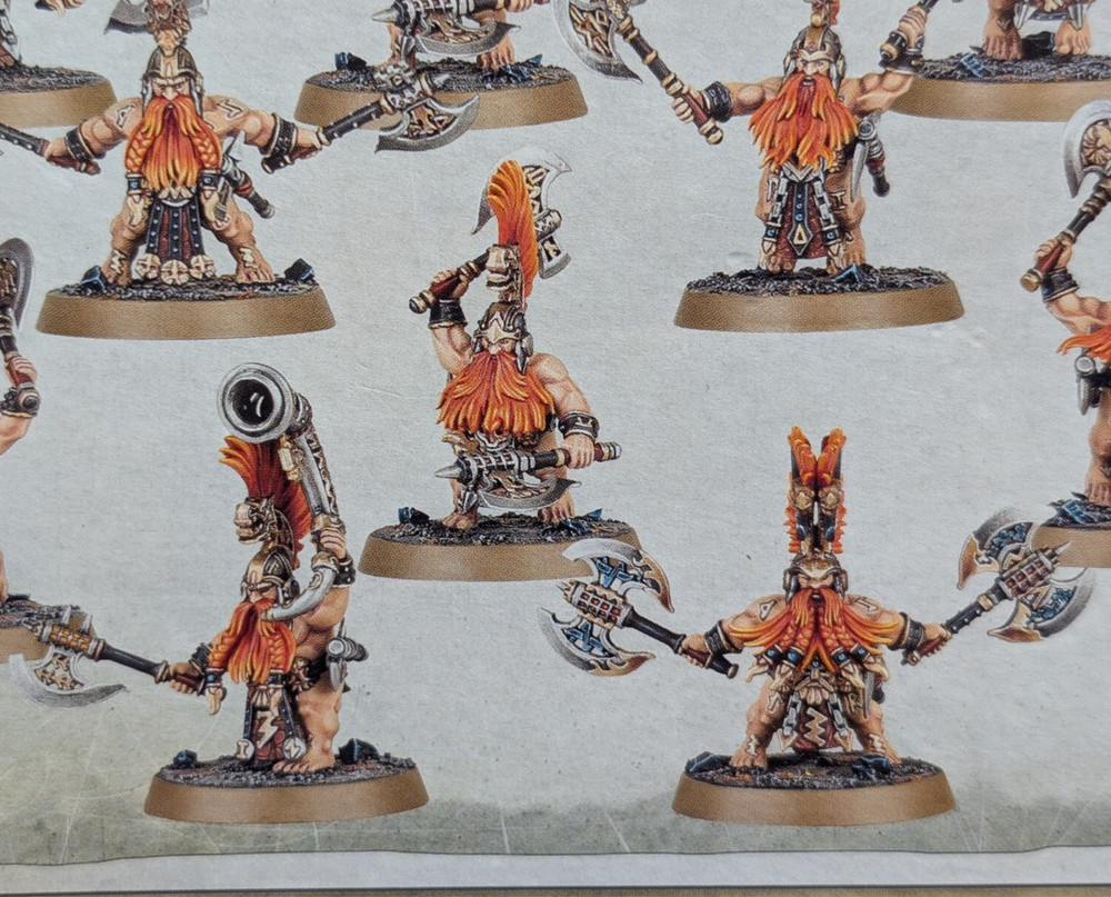 5x Vulkite Berzerkers Fyreslayers Dwarfs GW AOS