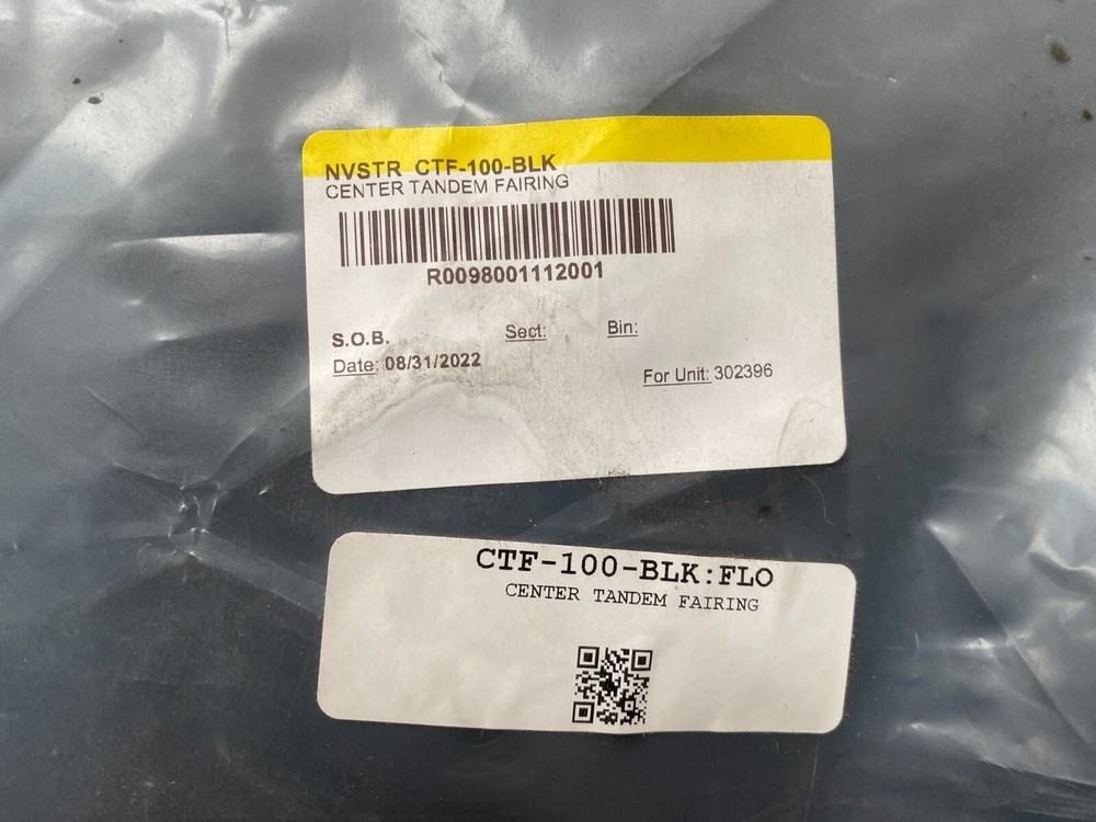 CTF-100-BLK FlowBelow Aero Center Fairing Panel