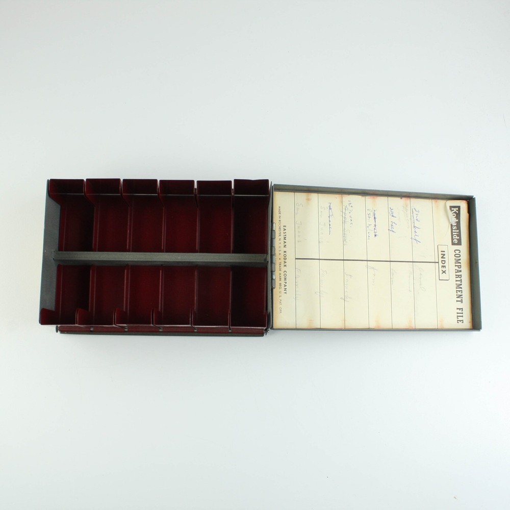 Kodak Kodaslide Compartment File - Slide Storage Box