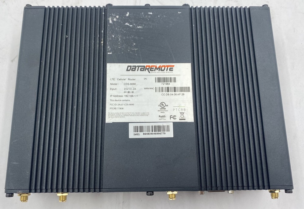 DATAREMOTE CDS-9090 ADVANCED WIRELESS LTE CELLULAR ROUTER