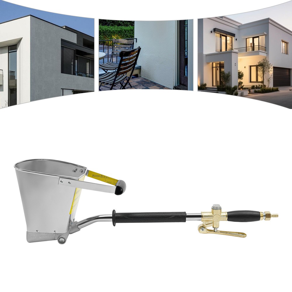 Pneumatic Cement Stucco Sprayer Gun Plaster Mortar Automatic Air Panting Tool