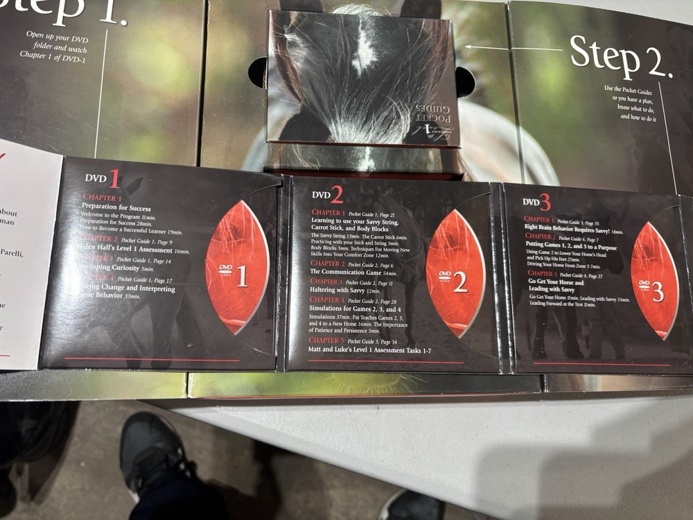 Parelli Partnership Level 1 Training Natural Horsemanship Program Set GREAT