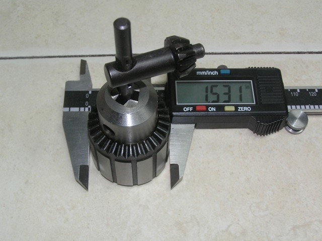 NEW Milling Machine Jacobs Chuck 1/2" mount 3/8" cap