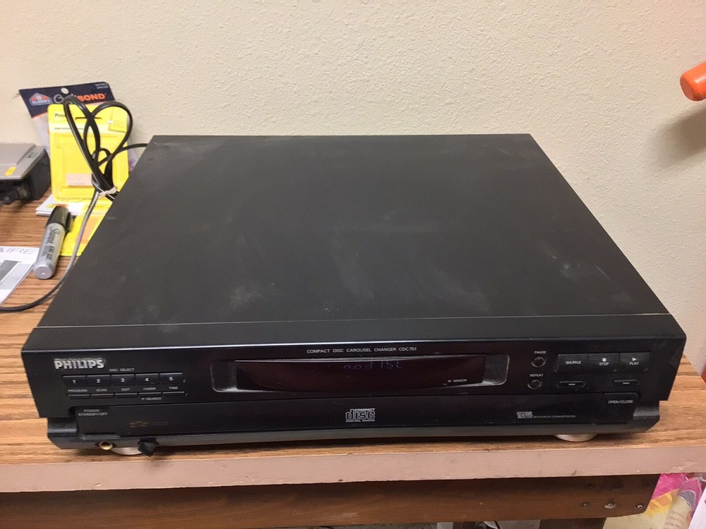 Philips CDC 751 | Compact Disc Carousel Changer | Multi Disk Changer |