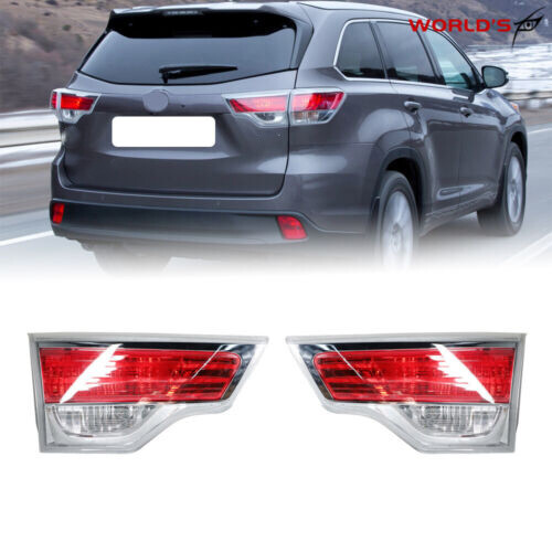2PCS Fit For 2014-2016 Toyota Highlander Tail Light Inner Driver+Passenger Side