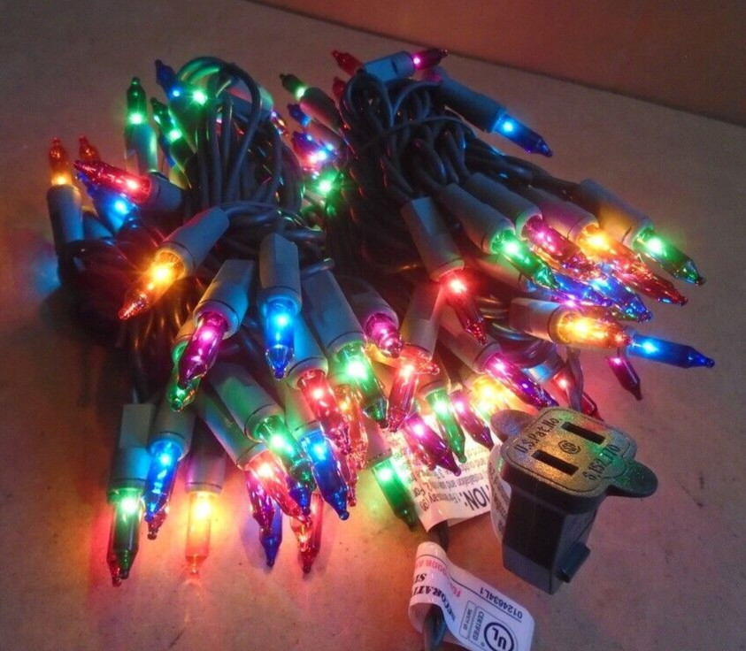 Make the Season Bright Multicolor Light Set (2-boxes) 100 ct Each ONE