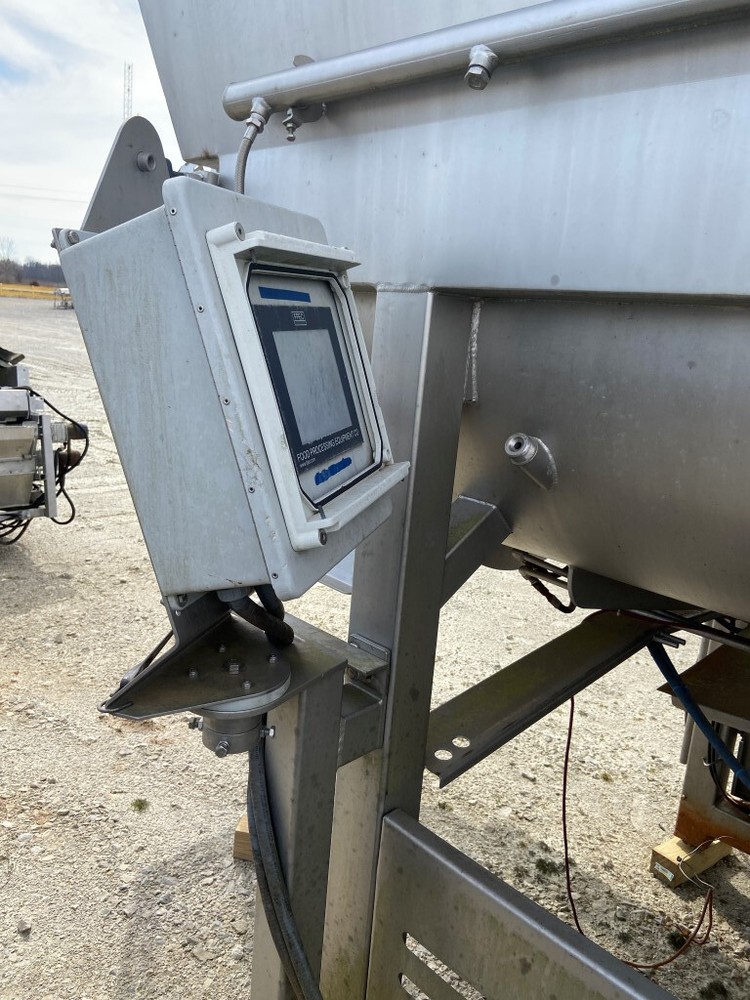 FPEC Model 814 intermeshing Vacuum C02 paddle blender, 6000 lbs. capacity