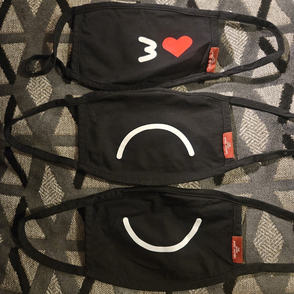 Marc Jacobs The Mask Emoji Print 3 Pack
