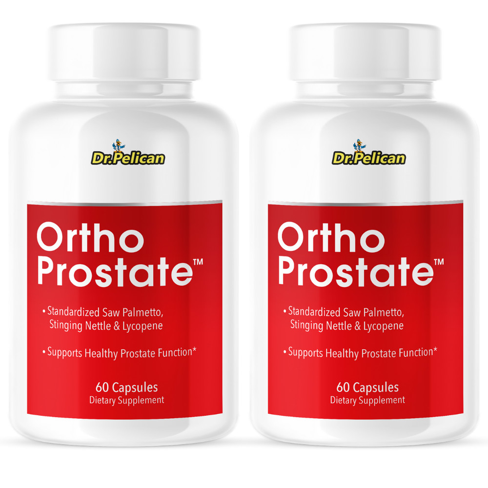 Ortho Prostate- Prostate Support- 2 Bottles- 120 Capsules