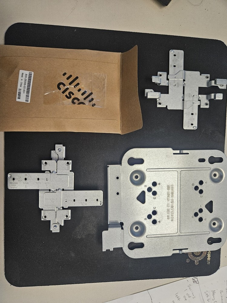 Ceiling Mount Bracket (Flush) Kit for Cisco Aironet Access Points + Ceiling Clip
