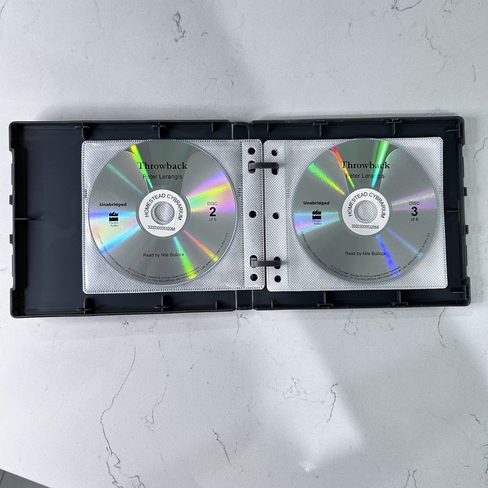Peter Lerangis Throwback Audiobook 6-Disc Set
