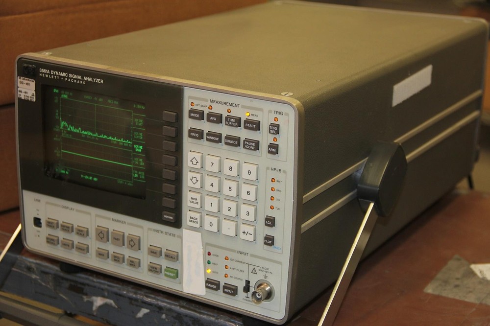 HP Hewlett Packard 3561A Dynamic Signal Analyzer Missing Power Button