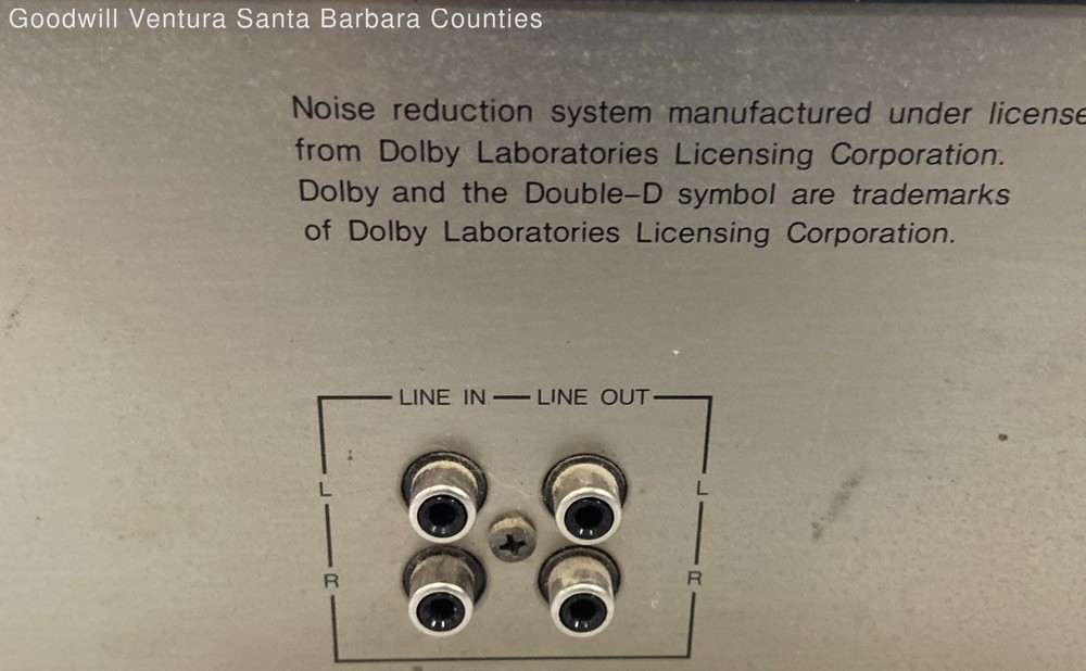 Vector Research VCX-350 Double Cassette Deck Player Working