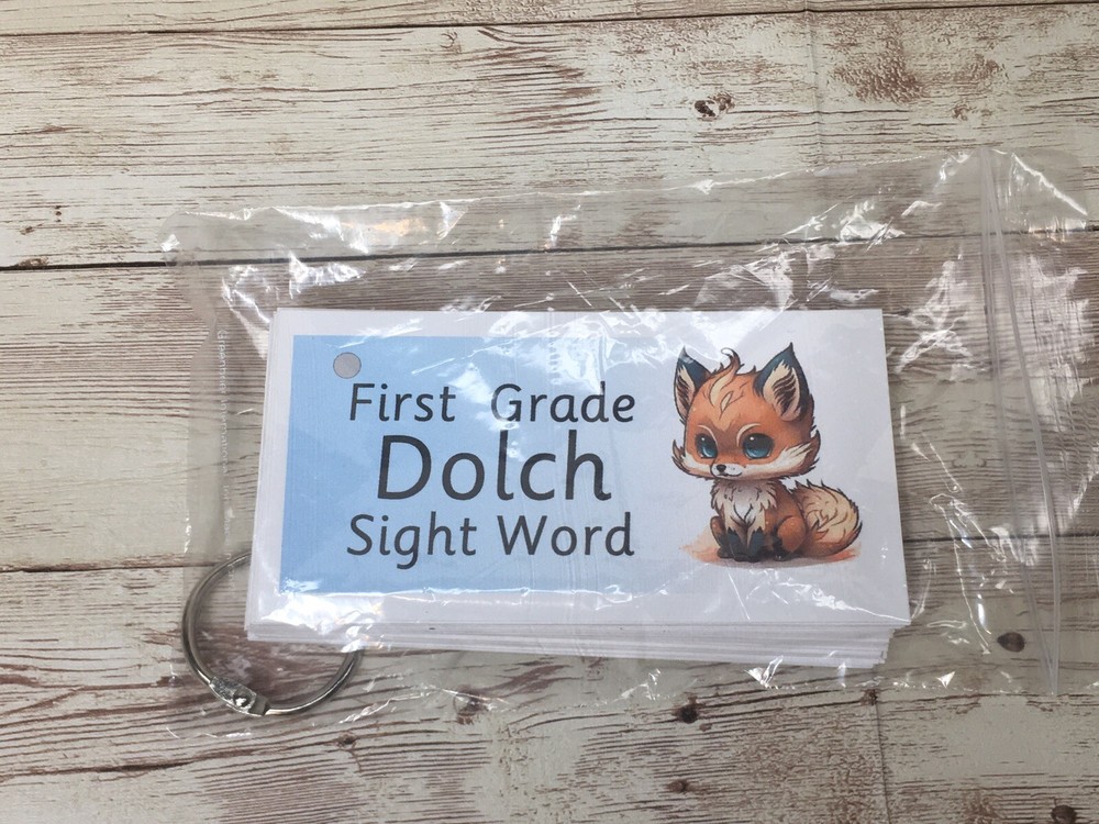 DIY PRINTED / UNCUT Literacy Learning Resource Dolch First Grade Sight Word