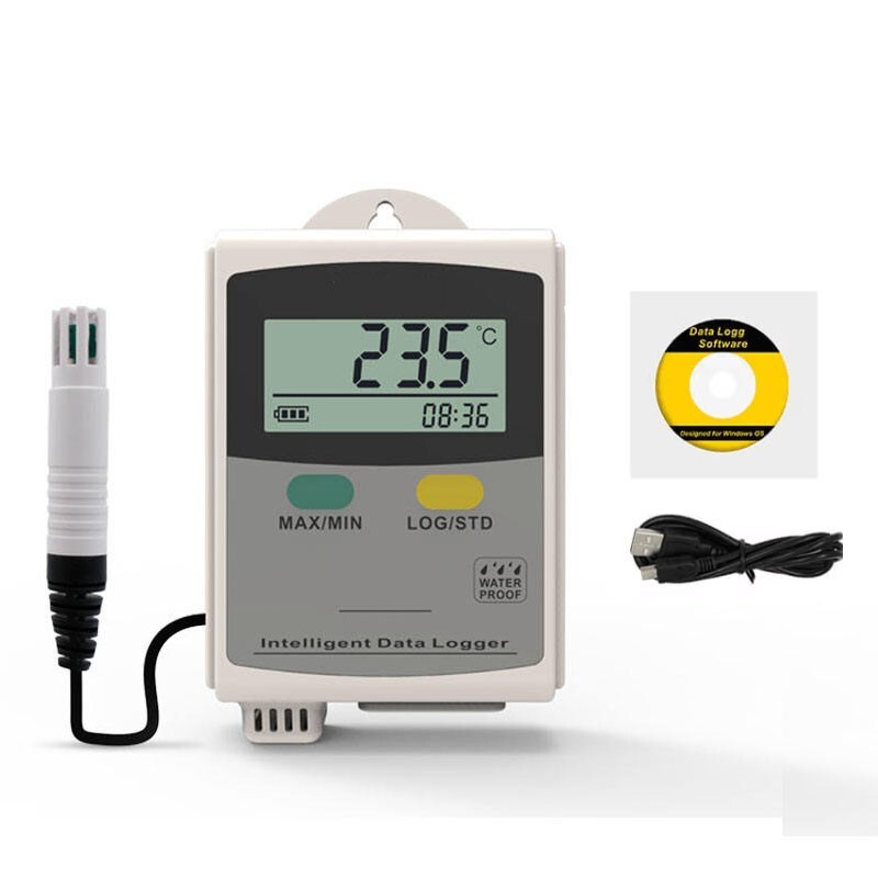 Handheld Temperature & Humidity Data Recorder Range -40~+85℃ Accuracy ±0.3℃