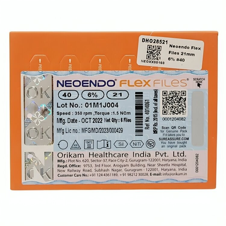 NeoEndo Flex Rotary Files 21mm