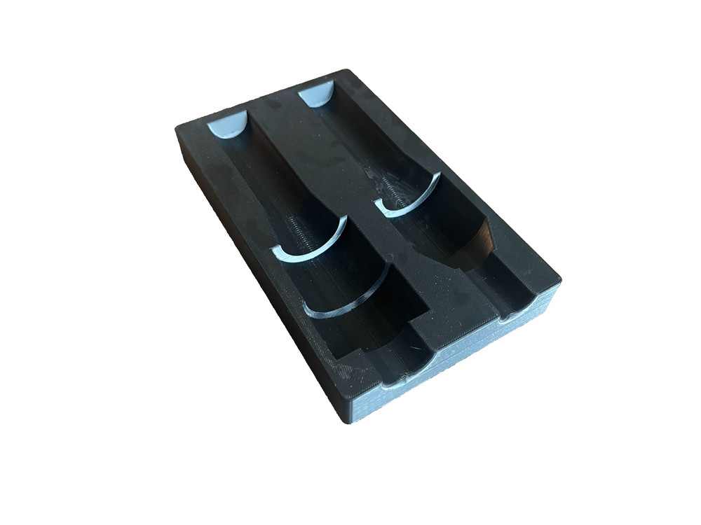 Shell Mill and End Mill Holder Tool Box Storage Organizer Rack Tool R8 Collis 3/