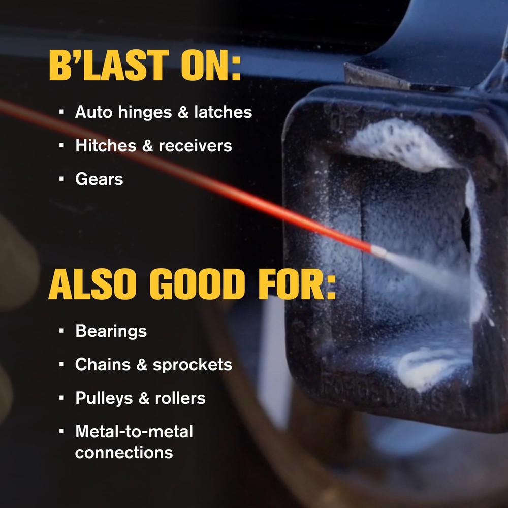 B’laster White Lithium Grease Spray – High-Performance Lithium Grease Spray –...