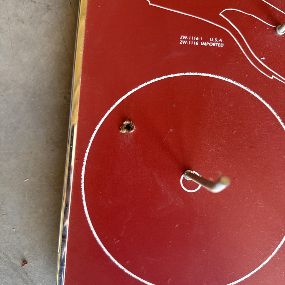 Vintage Black Hawk Hand Tools Display Advertisement Board DBD-6