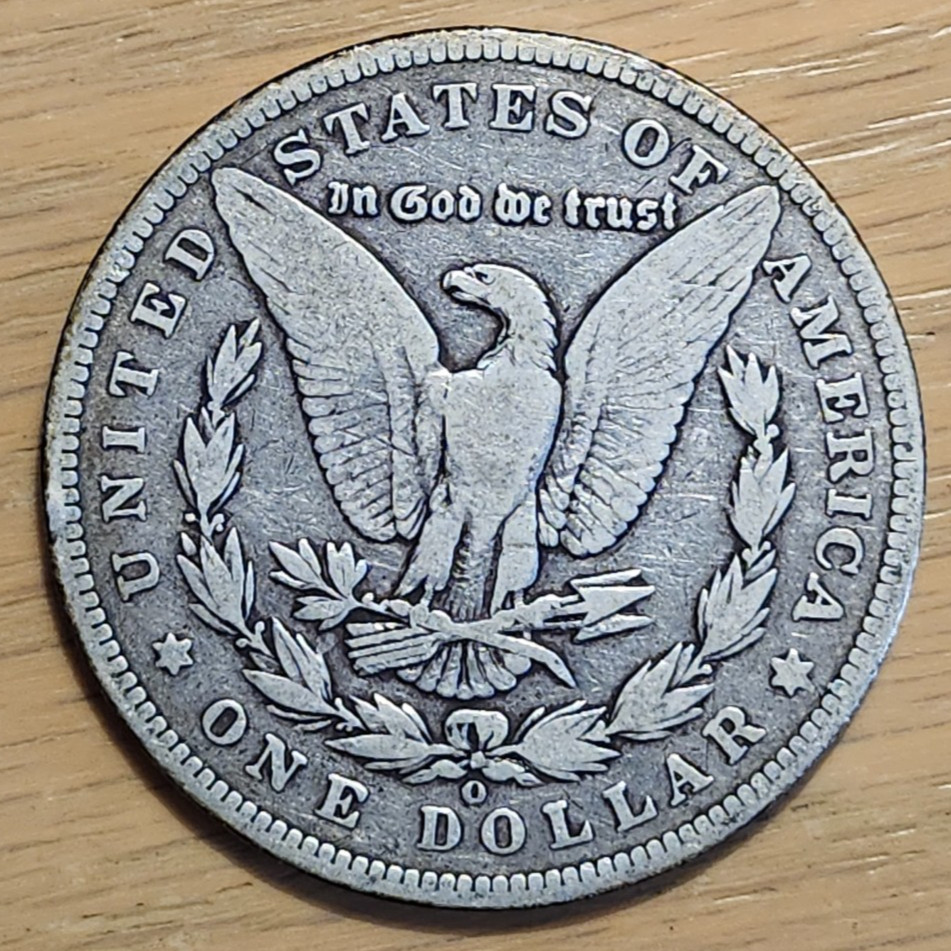 1895 O MORGAN 90% SILVER